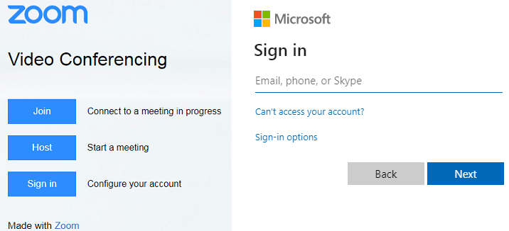Zoom Sign In